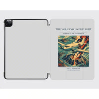Thumbnail for VINTAGE G4206 - The Volcano Overflight - Designed iPad & Samsung Tablet Cases design on lightgray ipad