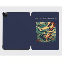 Thumbnail for VINTAGE G4206 - The Volcano Overflight - Designed iPad & Samsung Tablet Cases design on navyblue ipad