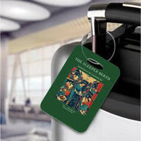 Thumbnail for VINTAGE G4216 - The Sleeper Berth - Acrylic Luggage Tags design on darkgreen