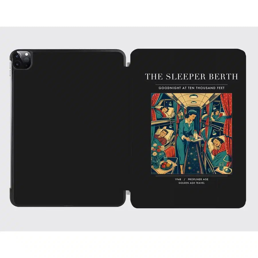VINTAGE G4216 - The Sleeper Berth - Designed iPad & Samsung Tablet Cases design on black ipad