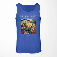 Thumbnail for VINTAGE G4217 - The Dining Aloft - Designed Tank Tops design on blue