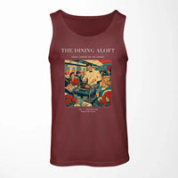Thumbnail for VINTAGE G4217 - The Dining Aloft - Designed Tank Tops design on darkred