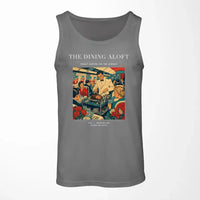 Thumbnail for VINTAGE G4217 - The Dining Aloft - Designed Tank Tops design on gray