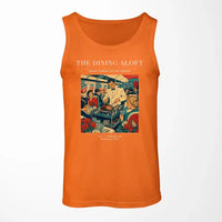 Thumbnail for VINTAGE G4217 - The Dining Aloft - Designed Tank Tops design on orange