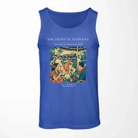 Thumbnail for VINTAGE G4225 - The Tropical Stopover - Designed Tank Tops design on blue