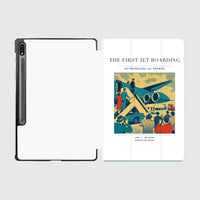 Thumbnail for VINTAGE G4228 - The First Jet Boarding - Designed iPad & Samsung Tablet Cases design on white samsung
