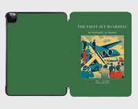 Thumbnail for VINTAGE G4228 - The First Jet Boarding - Designed iPad & Samsung Tablet Cases design on green ipad