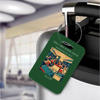 Thumbnail for VINTAGE G4229 - The Cabin Radio Hour - Acrylic Luggage Tags design on darkgreen