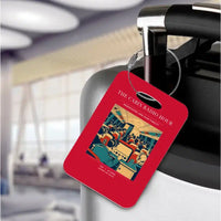 Thumbnail for VINTAGE G4229 - The Cabin Radio Hour - Acrylic Luggage Tags design on red