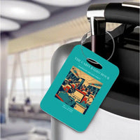 Thumbnail for VINTAGE G4229 - The Cabin Radio Hour - Acrylic Luggage Tags design on turquoise