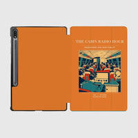 Thumbnail for VINTAGE G4229 - The Cabin Radio Hour - Designed iPad & Samsung Tablet Cases design on orange samsung