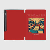 Thumbnail for VINTAGE G4229 - The Cabin Radio Hour - Designed iPad & Samsung Tablet Cases design on red samsung