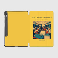 Thumbnail for VINTAGE G4229 - The Cabin Radio Hour - Designed iPad & Samsung Tablet Cases design on yellow samsung