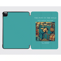 Thumbnail for VINTAGE G4235 - The Pony In The Hold - Designed iPad & Samsung Tablet Cases design on turquoise ipad