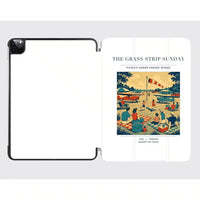 Thumbnail for VINTAGE G4241 - The Grass Strip Sunday - Designed iPad & Samsung Tablet Cases design on white ipad