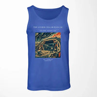 Thumbnail for VINTAGE G4244 - The Storm Cellar Hangar - Designed Tank Tops design on blue