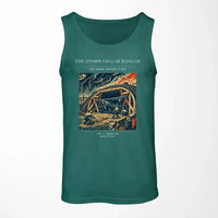 Thumbnail for VINTAGE G4244 - The Storm Cellar Hangar - Designed Tank Tops design on green