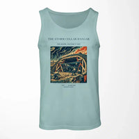 Thumbnail for VINTAGE G4244 - The Storm Cellar Hangar - Designed Tank Tops design on lightgreen