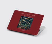 Thumbnail for VINTAGE G4248 - The Night Freight Departure - Designed MacBook Cases design on darkred