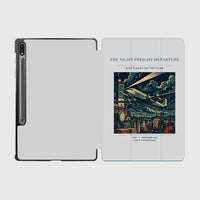 Thumbnail for VINTAGE G4248 - The Night Freight Departure - Designed iPad & Samsung Tablet Cases design on lightgray samsung