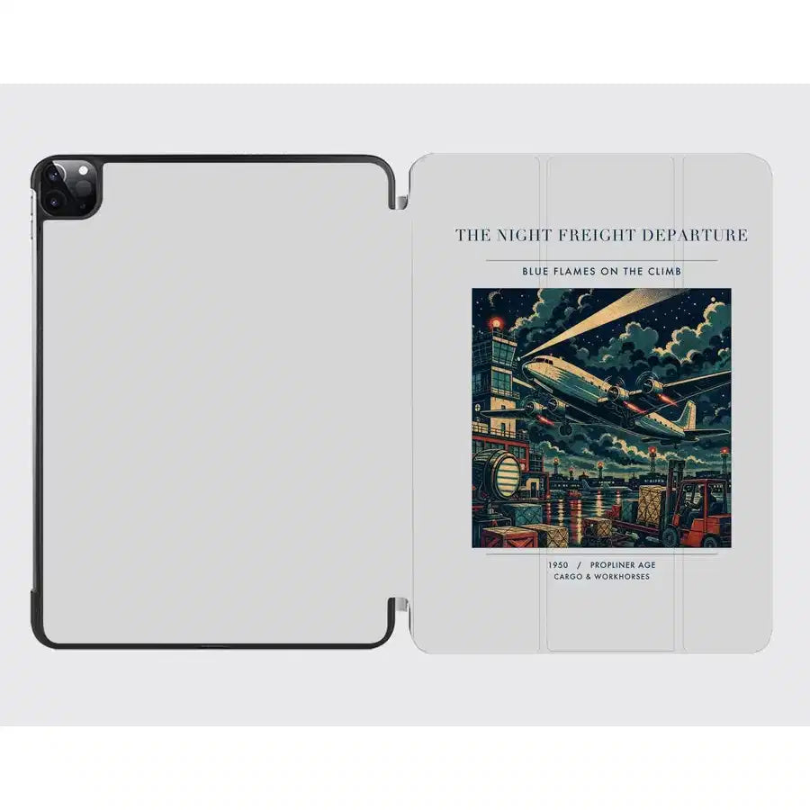 VINTAGE G4248 - The Night Freight Departure - Designed iPad & Samsung Tablet Cases design on lightgray ipad