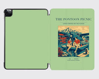 Thumbnail for VINTAGE G4250 - The Pontoon Picnic - Designed iPad & Samsung Tablet Cases design on lightgreen ipad