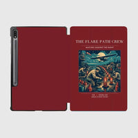 Thumbnail for VINTAGE G4252 - The Flare Path Crew - Designed iPad & Samsung Tablet Cases design on darkred samsung