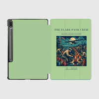 Thumbnail for VINTAGE G4252 - The Flare Path Crew - Designed iPad & Samsung Tablet Cases design on lightgreen samsung
