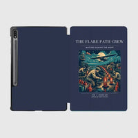 Thumbnail for VINTAGE G4252 - The Flare Path Crew - Designed iPad & Samsung Tablet Cases design on navyblue samsung