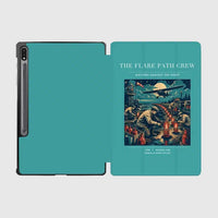 Thumbnail for VINTAGE G4252 - The Flare Path Crew - Designed iPad & Samsung Tablet Cases design on turquoise samsung