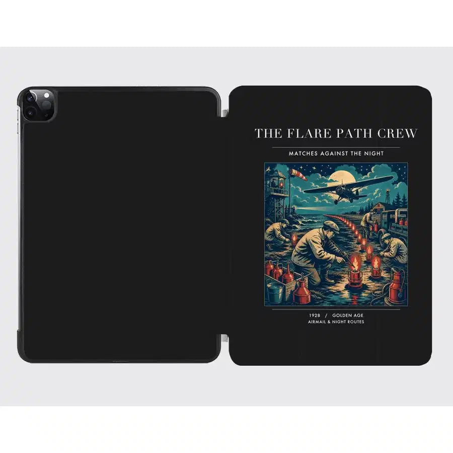 VINTAGE G4252 - The Flare Path Crew - Designed iPad & Samsung Tablet Cases design on black ipad