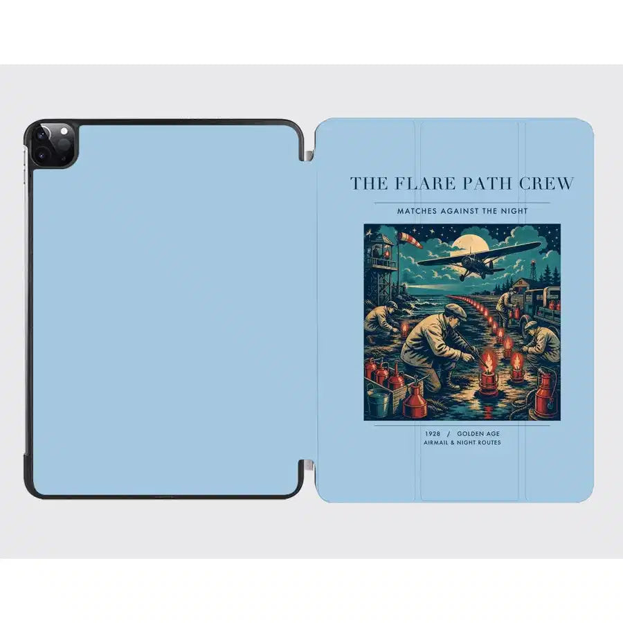 VINTAGE G4252 - The Flare Path Crew - Designed iPad & Samsung Tablet Cases design on lightblue ipad