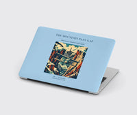 Thumbnail for VINTAGE G4253 - The Mountain Pass Gap - Designed MacBook Cases design on lightblue