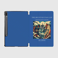 Thumbnail for VINTAGE G4253 - The Mountain Pass Gap - Designed iPad & Samsung Tablet Cases design on blue samsung