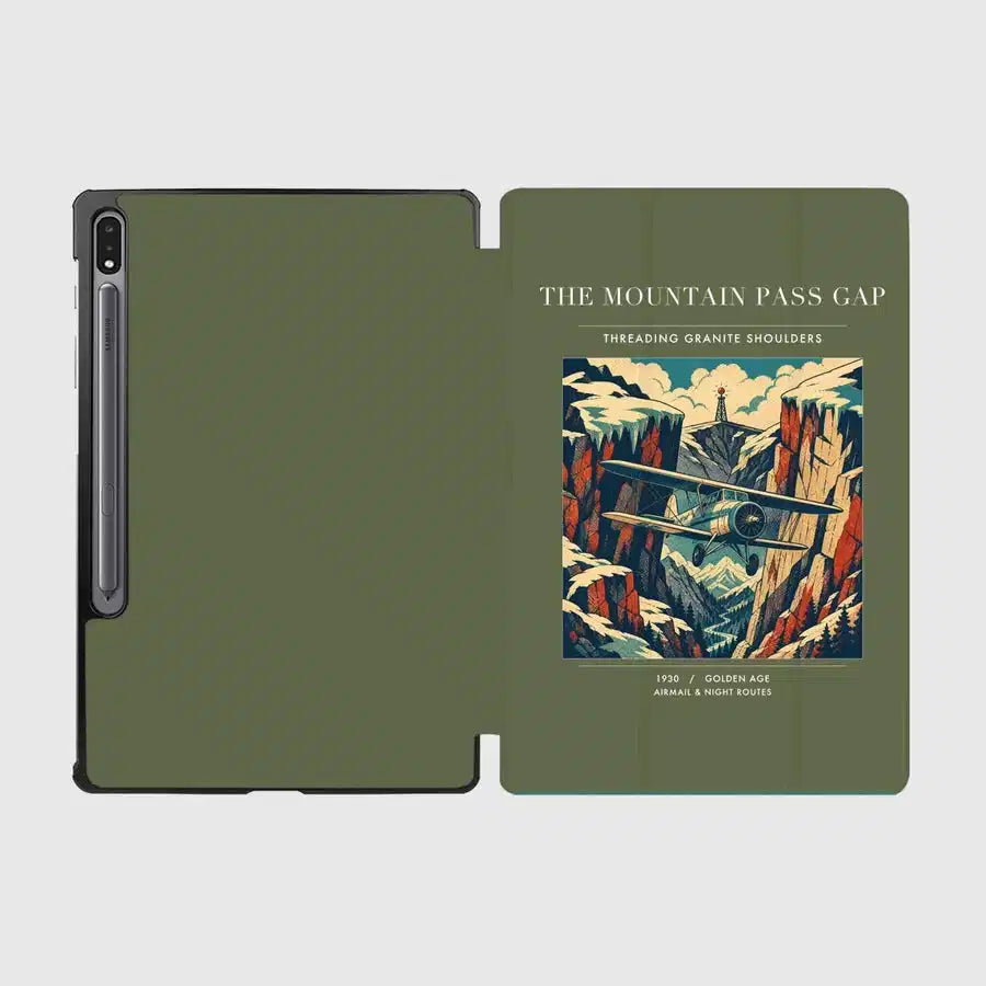 VINTAGE G4253 - The Mountain Pass Gap - Designed iPad & Samsung Tablet Cases design on greenarmy samsung