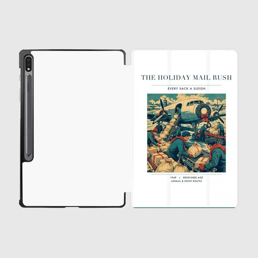 VINTAGE G4255 - The Holiday Mail Rush - Designed iPad & Samsung Tablet Cases design on white samsung