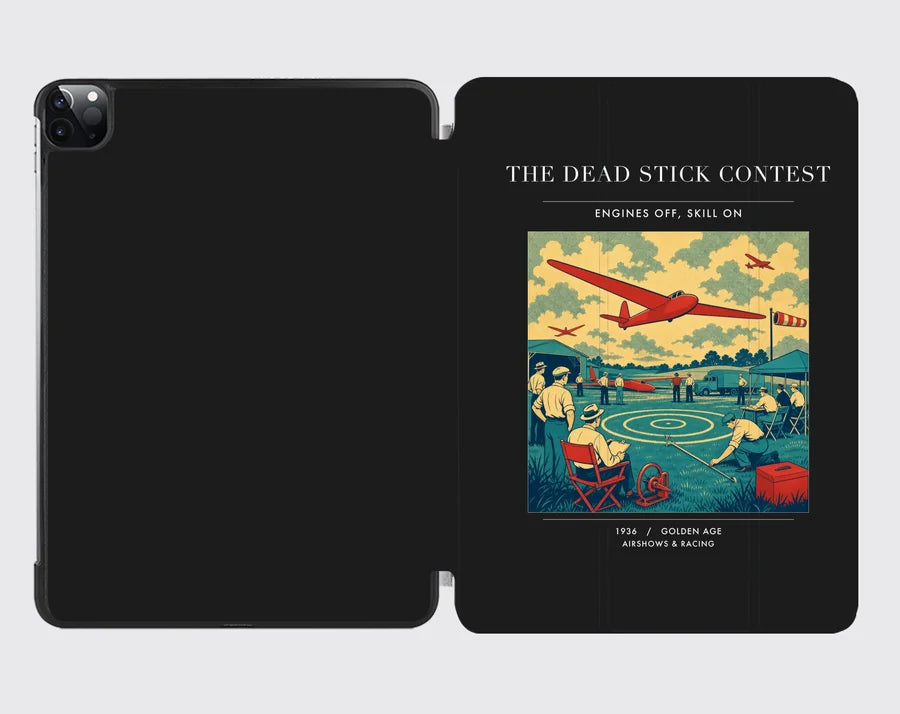 VINTAGE G4257 - The Dead Stick Contest - Designed iPad & Samsung Tablet Cases design on black ipad