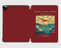 Thumbnail for VINTAGE G4257 - The Dead Stick Contest - Designed iPad & Samsung Tablet Cases design on darkred ipad