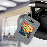 Thumbnail for VINTAGE G4260 - The Twilight Flypast - Acrylic Luggage Tags design on gray