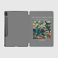 Thumbnail for VINTAGE G4262 - The Cowling Mirror Shine - Designed iPad & Samsung Tablet Cases design on gray samsung
