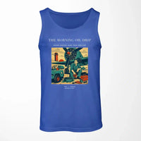 Thumbnail for VINTAGE G4266 - The Morning Oil Drip - Designed Tank Tops design on blue