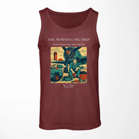 Thumbnail for VINTAGE G4266 - The Morning Oil Drip - Designed Tank Tops design on darkred
