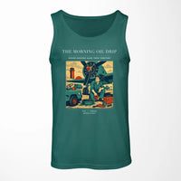 Thumbnail for VINTAGE G4266 - The Morning Oil Drip - Designed Tank Tops design on green