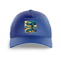 Thumbnail for VINTAGE G4267 - The Wheel Well Nap - Printed Hat design on blue