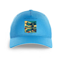 Thumbnail for VINTAGE G4267 - The Wheel Well Nap - Printed Hat design on lightblue
