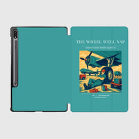 Thumbnail for VINTAGE G4267 - The Wheel Well Nap - Designed iPad & Samsung Tablet Cases design on turquoise samsung