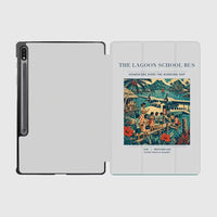Thumbnail for VINTAGE G4270 - The Lagoon School Bus - Designed iPad & Samsung Tablet Cases design on lightgray samsung