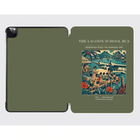 Thumbnail for VINTAGE G4270 - The Lagoon School Bus - Designed iPad & Samsung Tablet Cases design on greenarmy ipad
