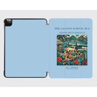 Thumbnail for VINTAGE G4270 - The Lagoon School Bus - Designed iPad & Samsung Tablet Cases design on lightblue ipad