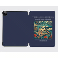 Thumbnail for VINTAGE G4270 - The Lagoon School Bus - Designed iPad & Samsung Tablet Cases design on navyblue ipad